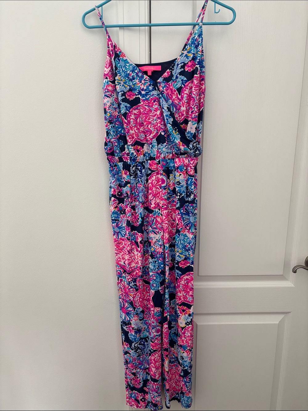 Lilly Pulitzer Floral Wrap Jumpsuit